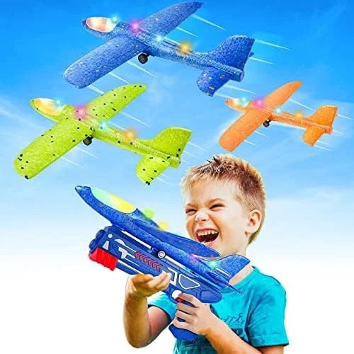 Airplane Launcher Gun Toy For Kids | Aircraft Shooting Gun | Outside Flying Toys