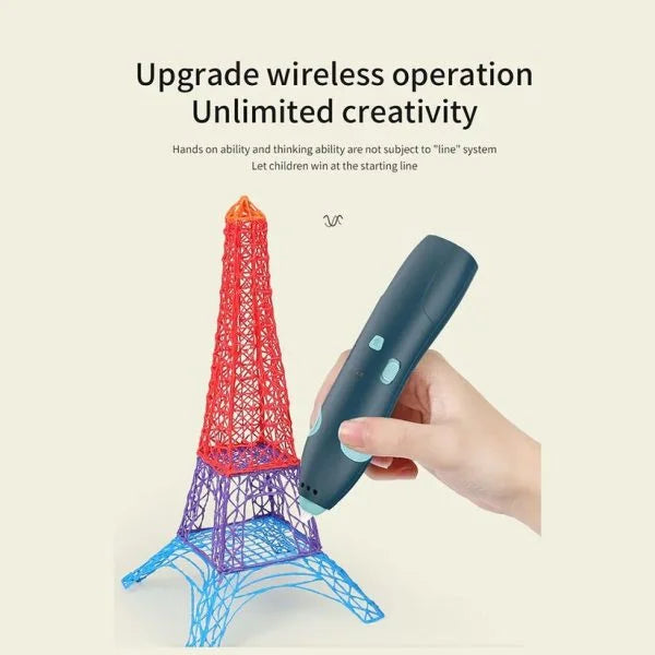 Diy 3d Drawing Pen for Kids | Low Temperature 3d Printing Pen | Digital Display, Rechargeable