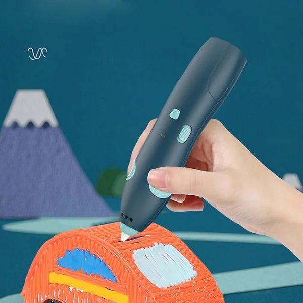 Diy 3d Drawing Pen for Kids | Low Temperature 3d Printing Pen | Digital Display, Rechargeable