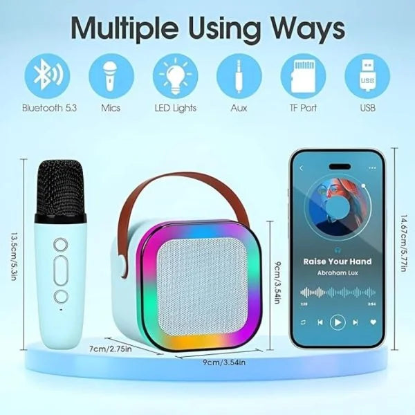 K12 Mic Portable Microphone Audio Home Karaoke Integrated Microphone | Wireless Bluetooth Speaker