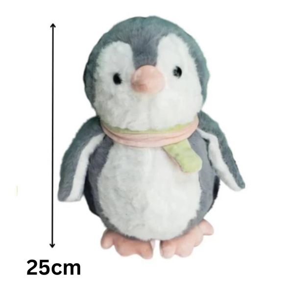 Scarf Penguin Plush Figure | Fluffy & Soft Stuffed Penguin Plush Toy For Kids
